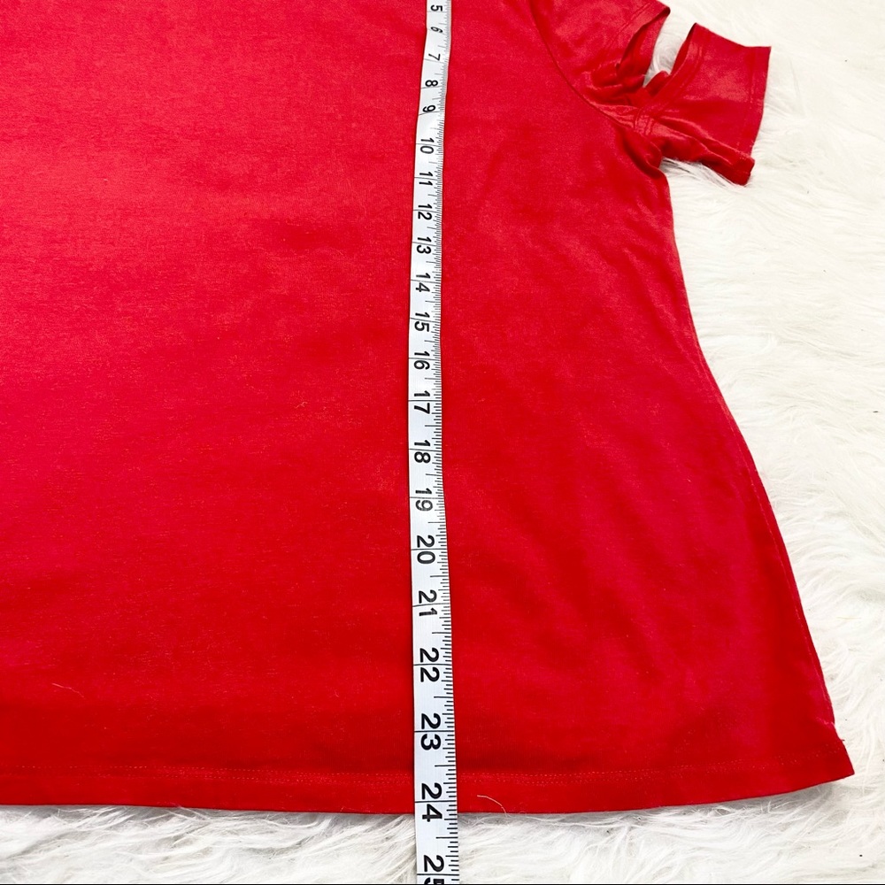 REBECCA MINKOFF Red Top - Picture 4 of 6